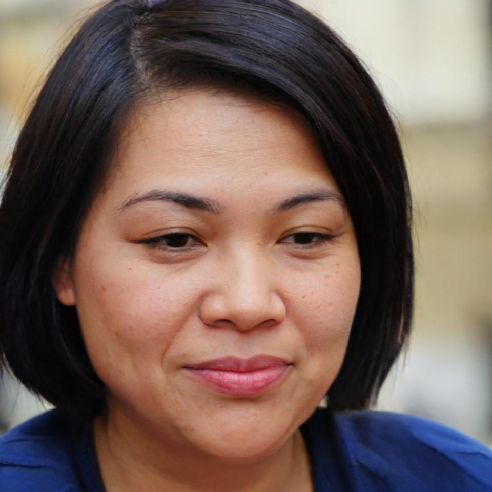 Teilnehmerin Friederike Waldmann bei der Remote-Learning Fortbildung